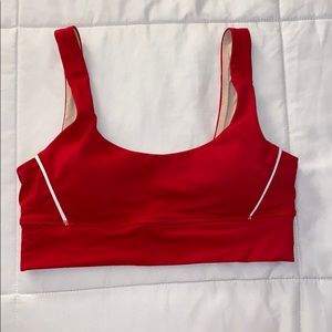Til You Collapse Red Resilient Sports Bra Size XS